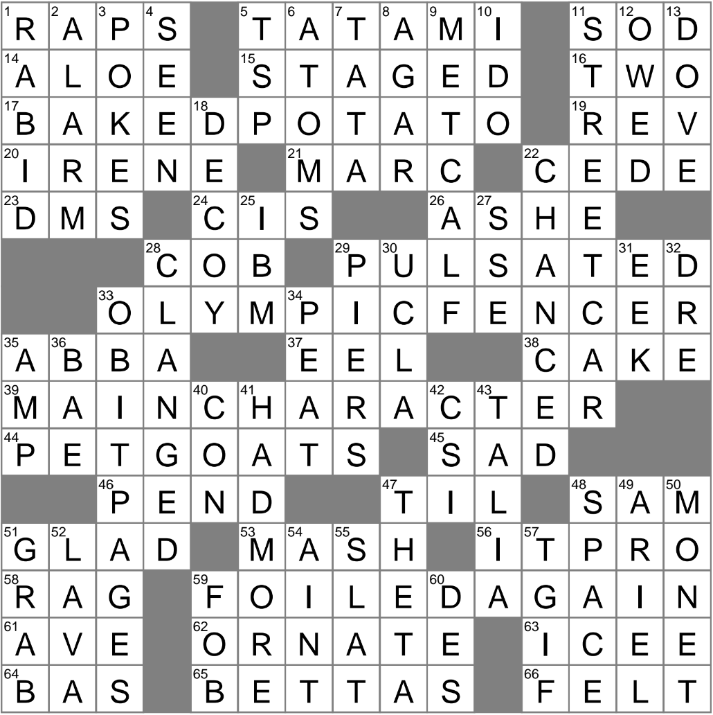 Kids Playing In The Backyard Crossword Clue Archives LAXCrossword