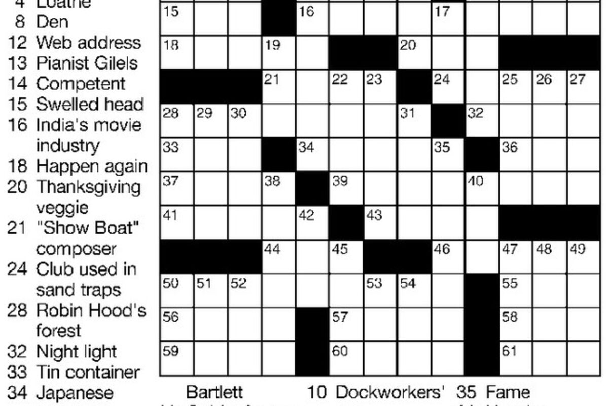 King Crossword Puzzle March 21 2019 Whitman County Gazette