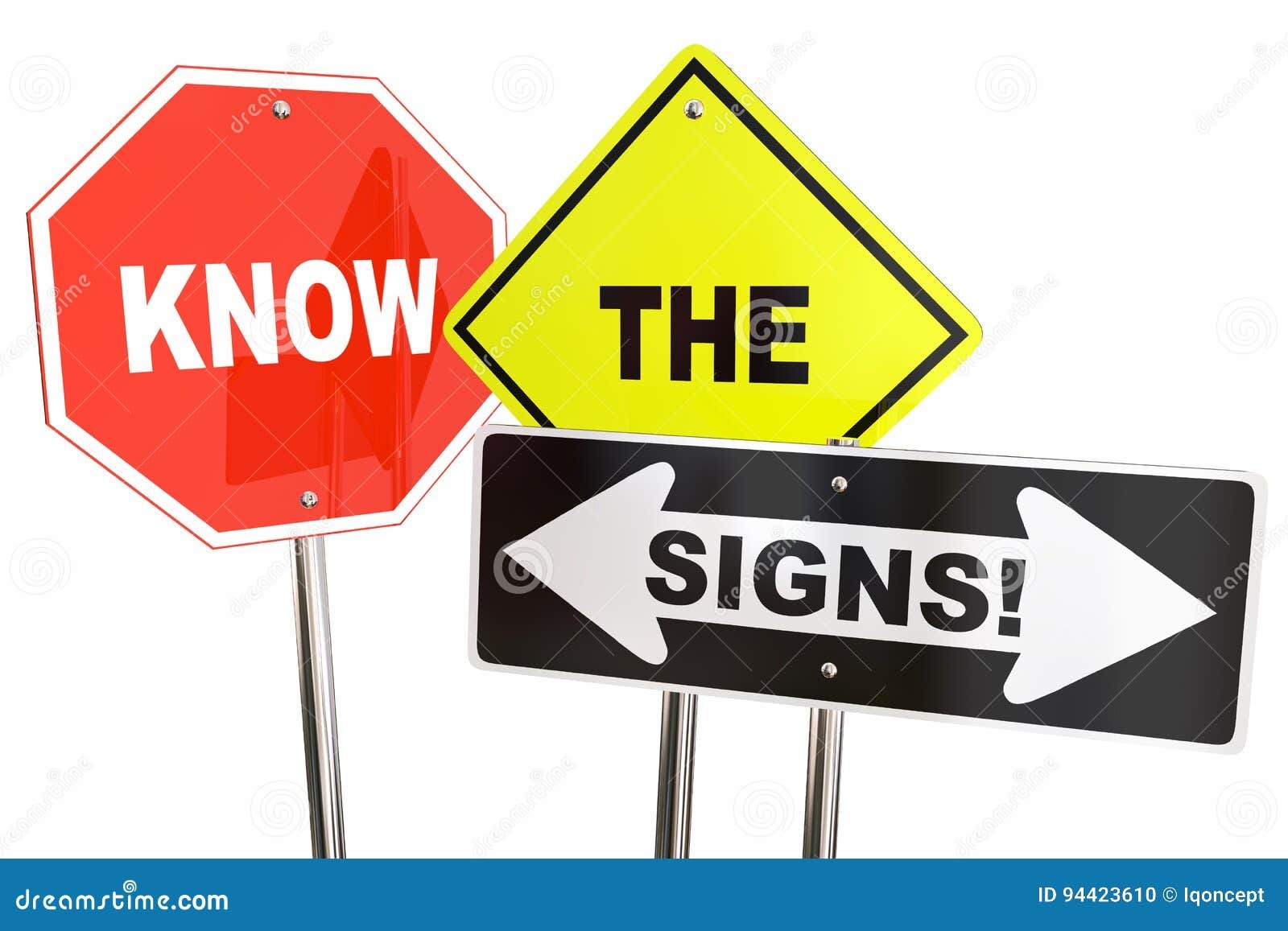 warning signs crossword clue