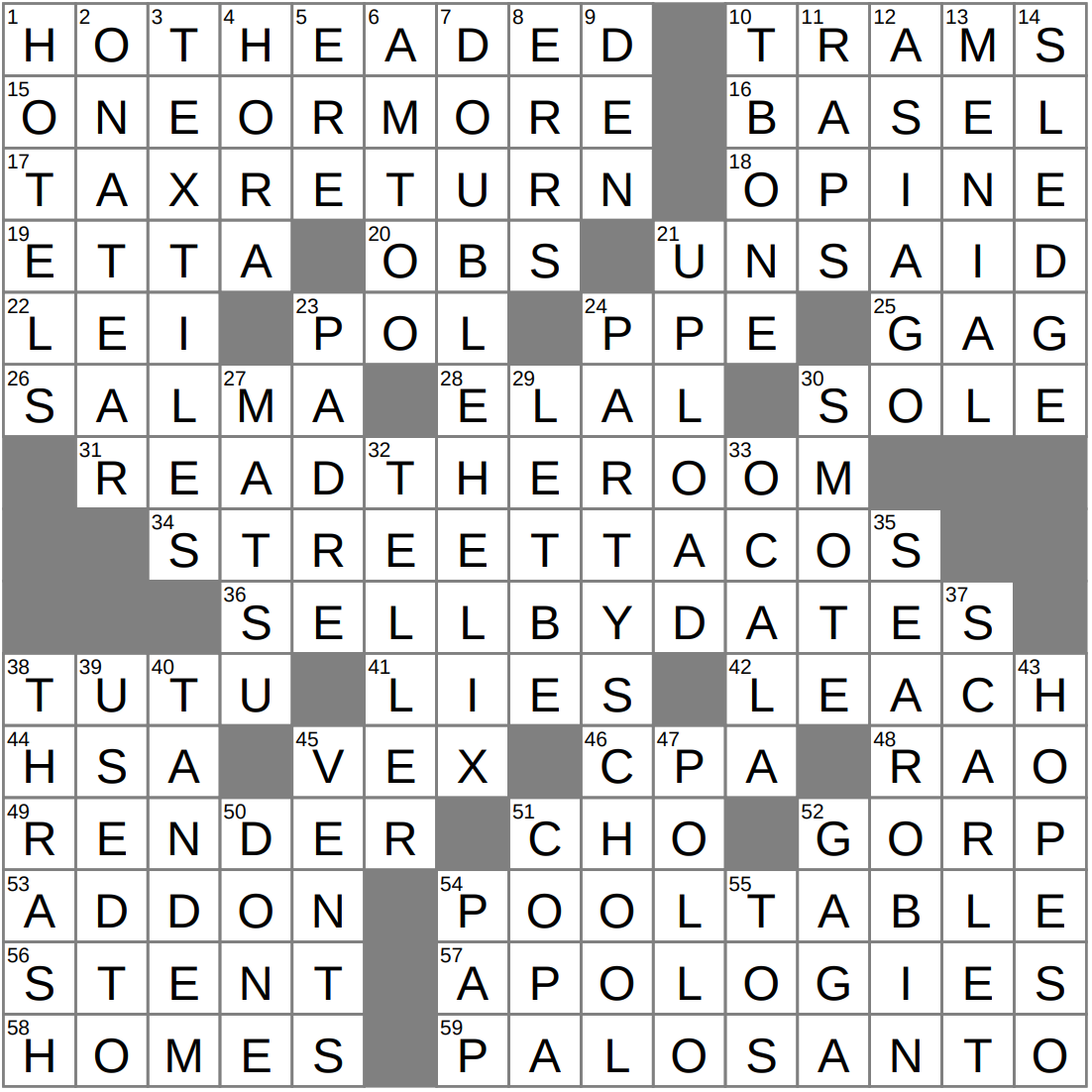 LA Times Crossword 17 Jan 26 Saturday LAXCrossword