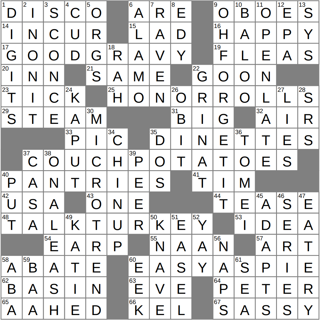 LA Times Crossword 24 Nov 25 Monday LAXCrossword