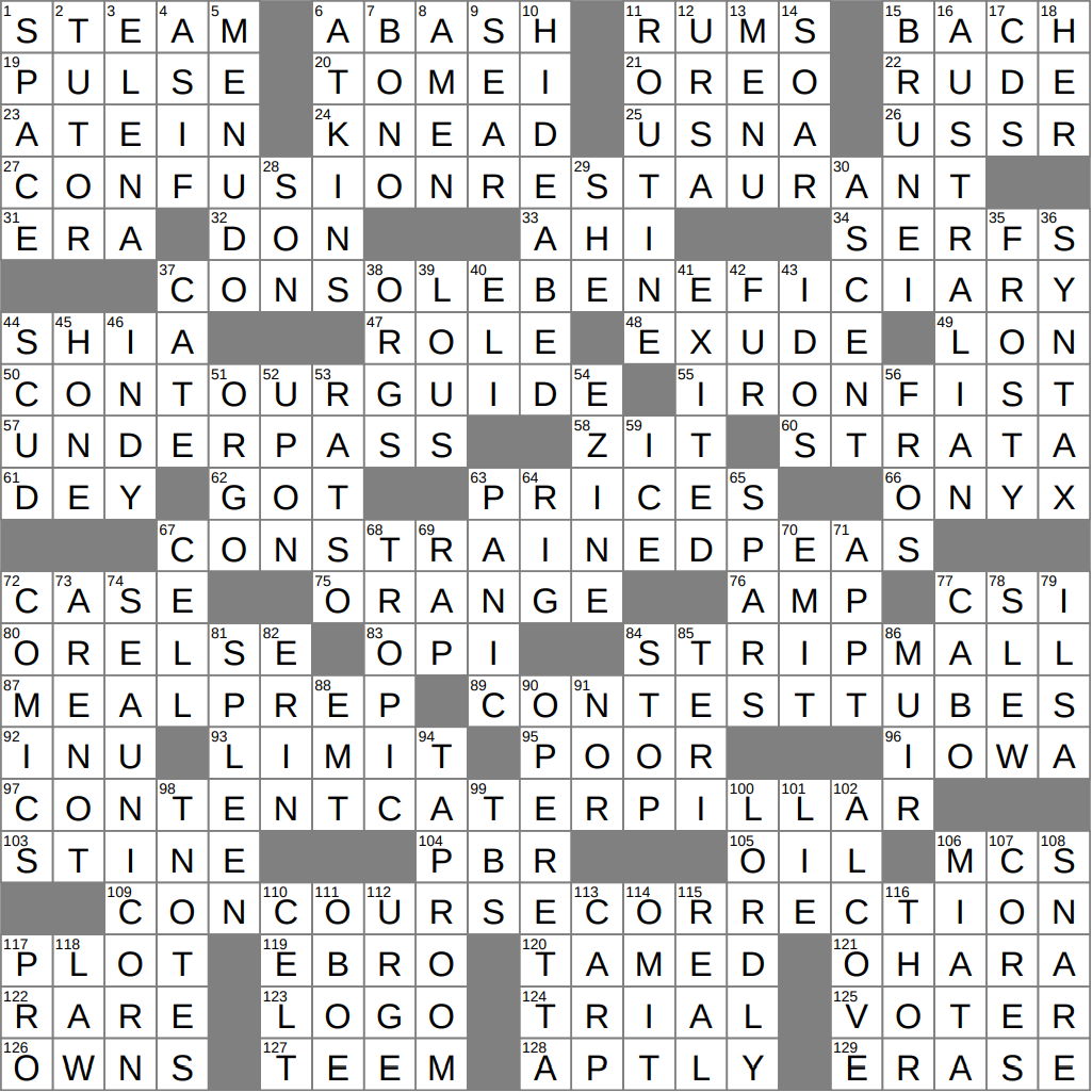 la times sunday crossword solution la times sunday crossword solution