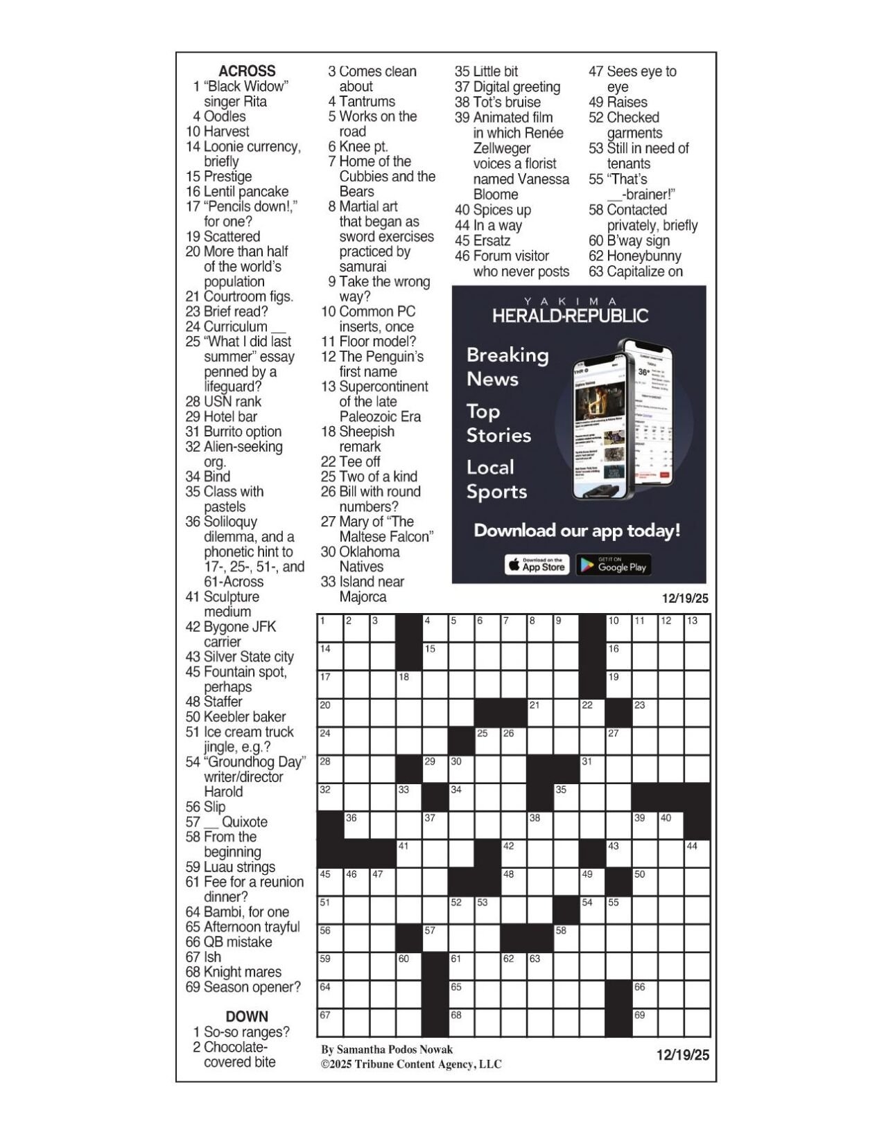 la times crossword solution today