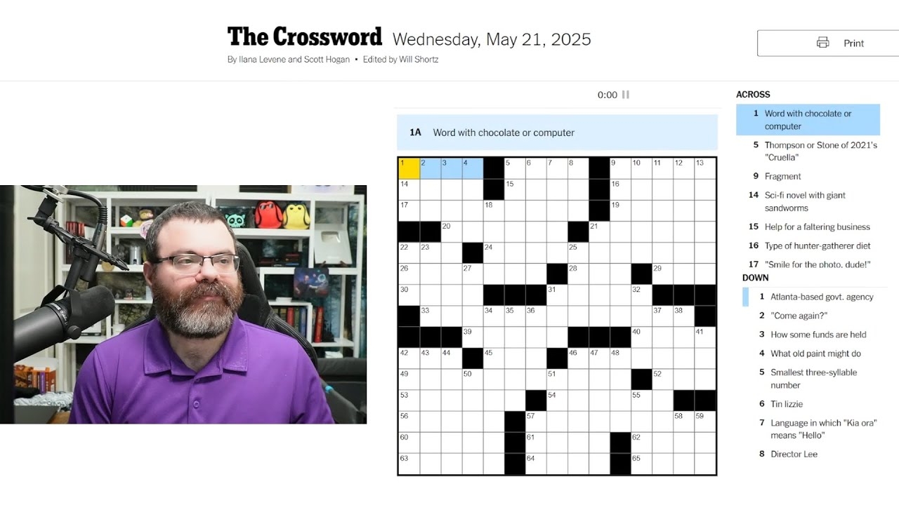 Learning Crossword Week 54 NYT Crossword Wednesday May 21st 2025 YouTube Learning Crossword Week 54 NYT Crossword Wednesday May 21st 2025 YouTube