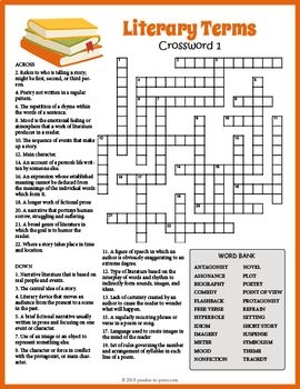 literary collection crossword puzzle clue