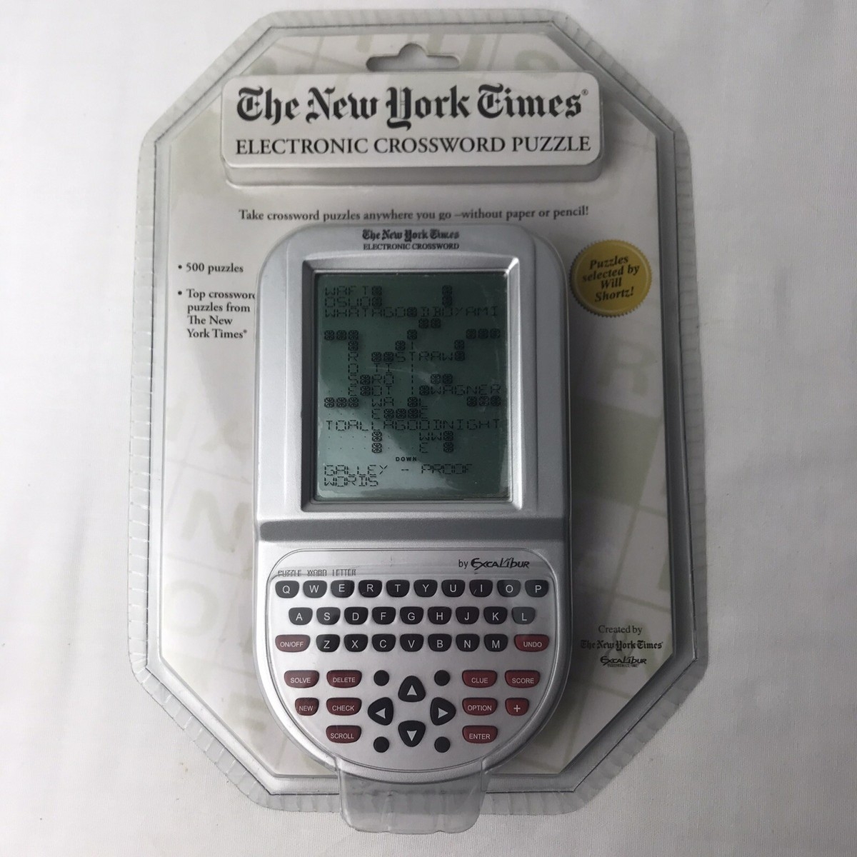 Lot 2 The New York Times Password Electronic Crossword Puzzle Hand Held Game EBay
