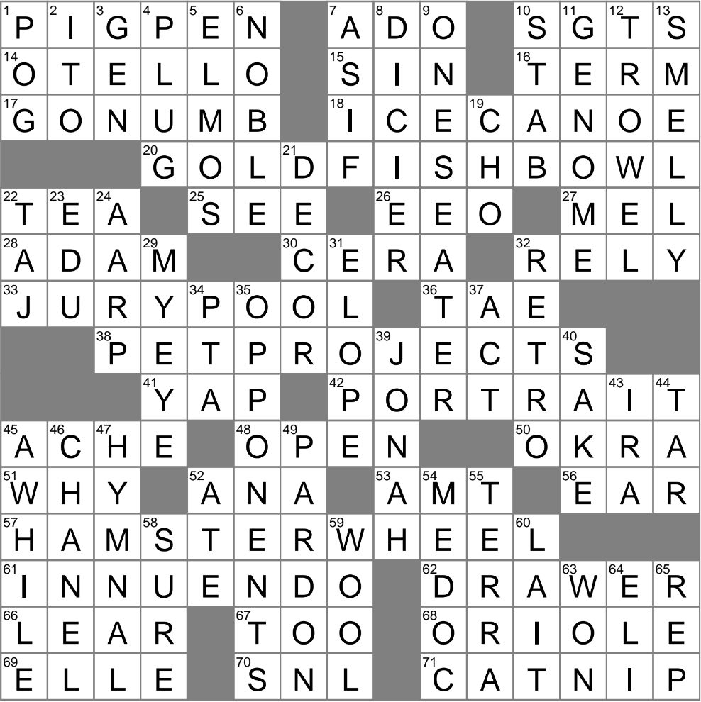 Many A Kayak Crossword Clue Archives LAXCrossword Many A Kayak Crossword Clue Archives LAXCrossword