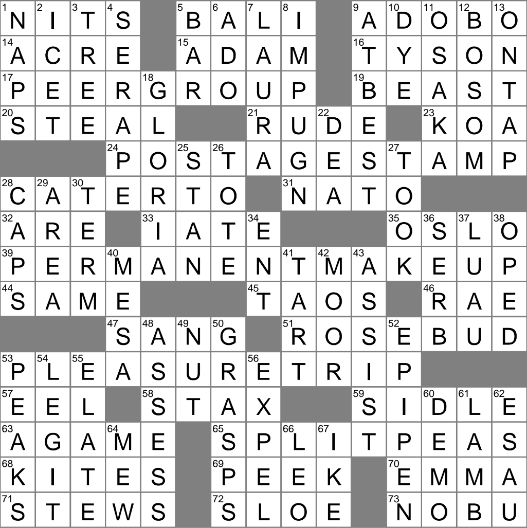 belgrade native crossword clue