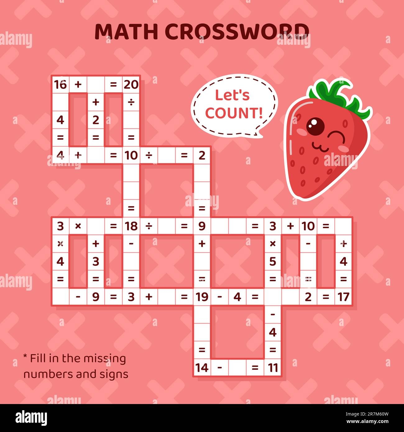 Math Crossword Puzzle For Kids Addition Subtraction Multiplication And Division Stock Vector Image Art Alamy Math Crossword Puzzle For Kids Addition Subtraction Multiplication And Division Stock Vector Image Art Alamy