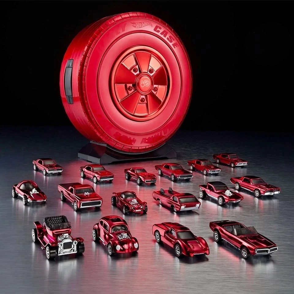 Mattel 80th Anniversary Hot Wheels Original 16 Rally Case Set IN HAND