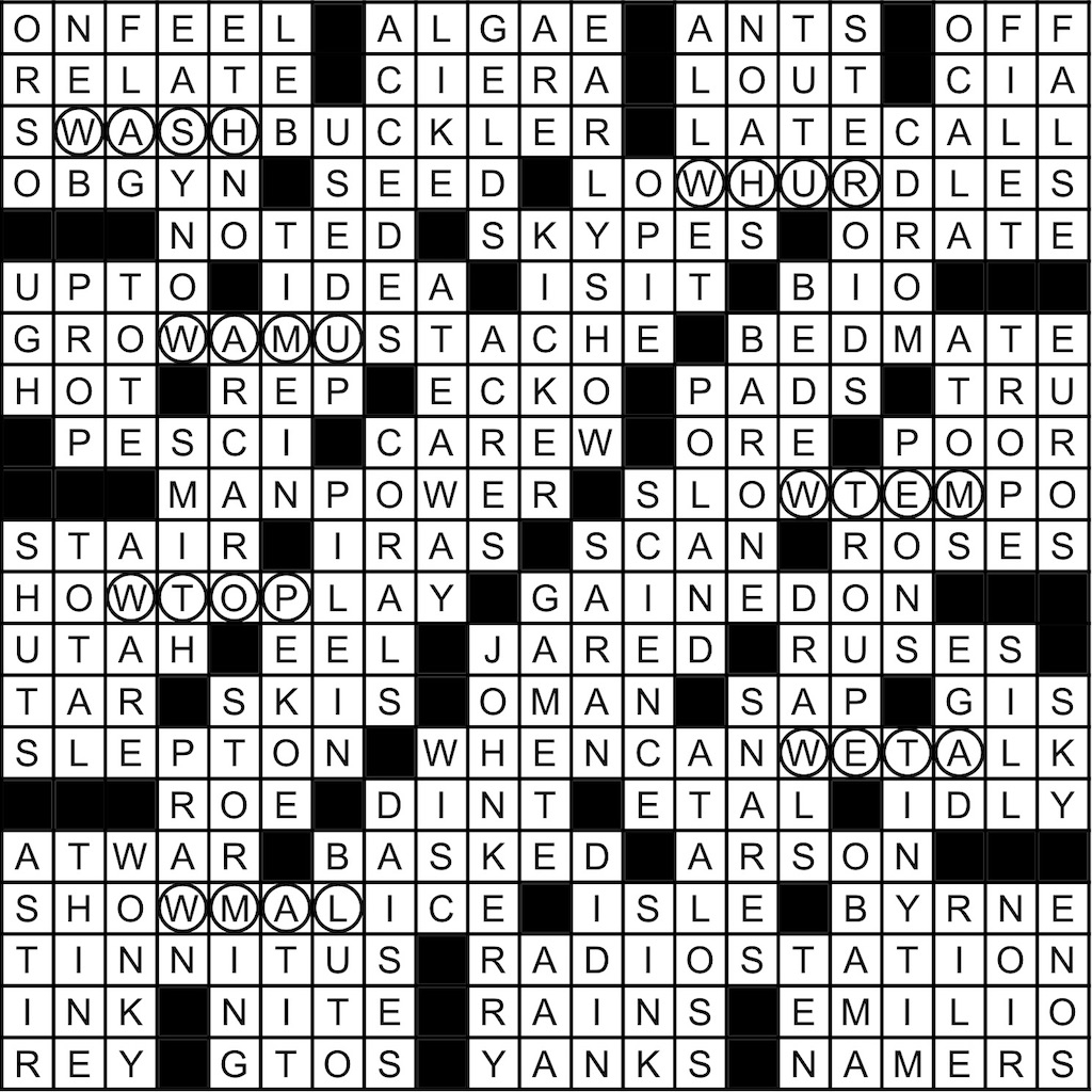 May 2015 Crossword Answer Key Washingtonian May 2015 Crossword Answer Key Washingtonian