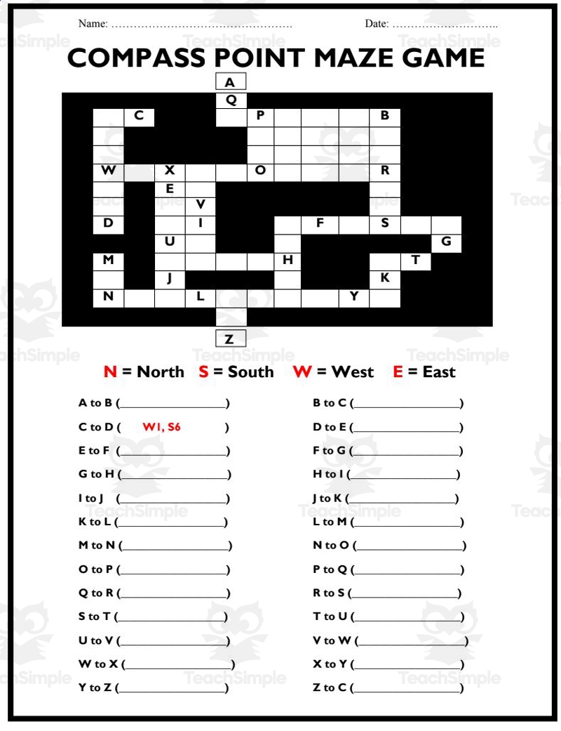 compass point crossword