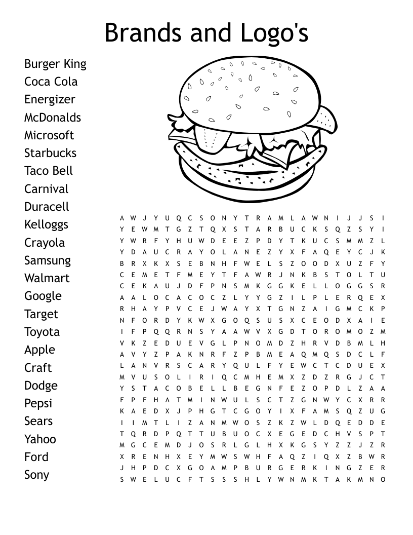 McDonald s Crossword WordMint