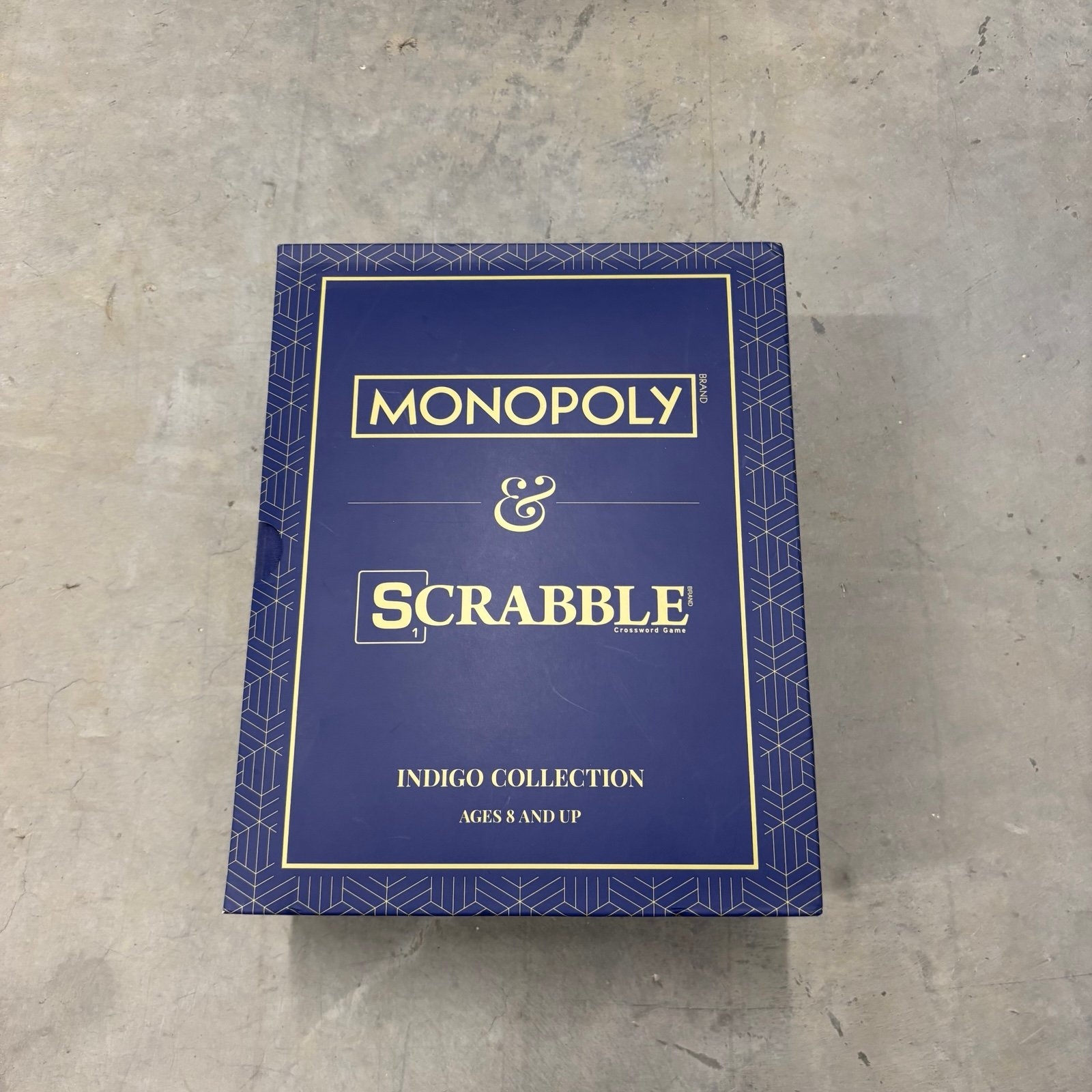MONOPOLY SCRABBLE INDIGO COLLECTION 2 PACK Brand New Never Opened