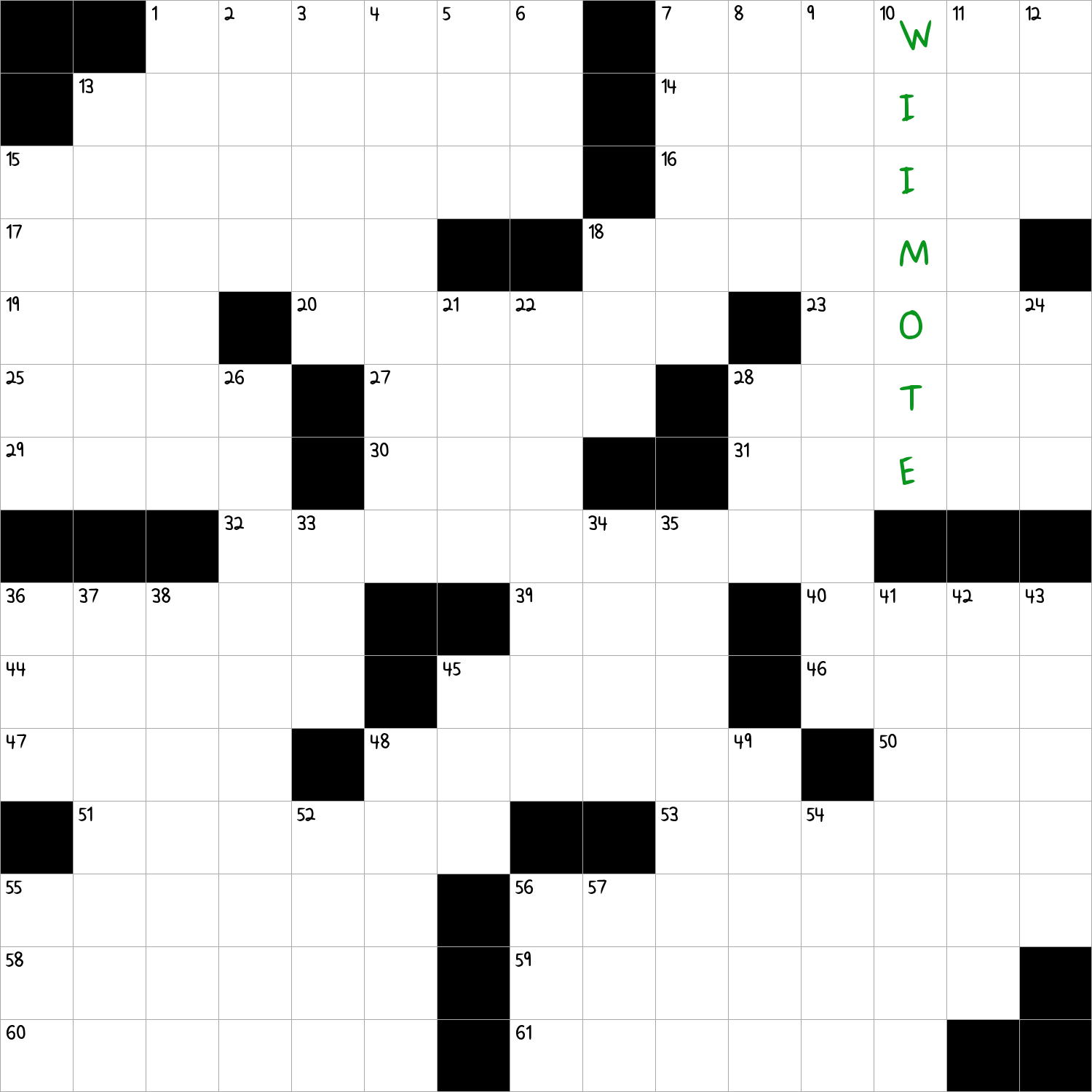 Motion sensing Gaming Device NYT Crossword Clue January 23 2025