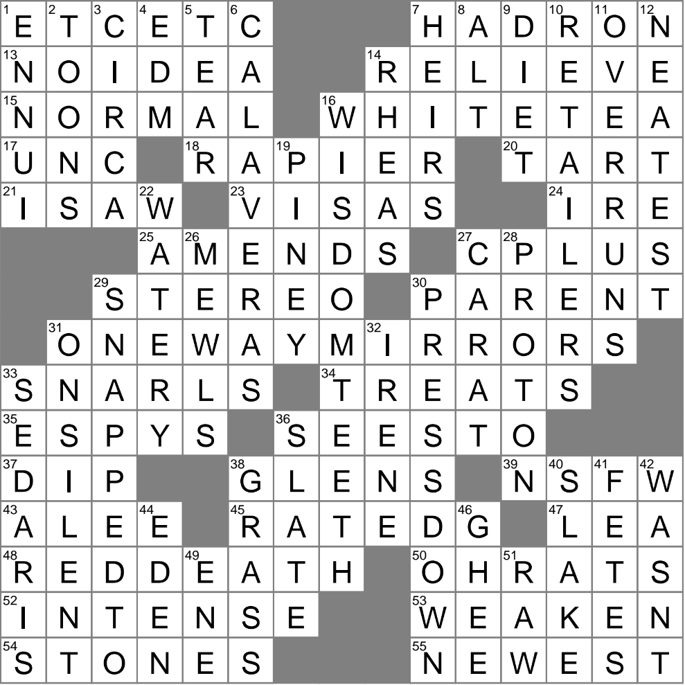 Mouth squinching Crossword Clue Archives LAXCrossword Mouth squinching Crossword Clue Archives LAXCrossword