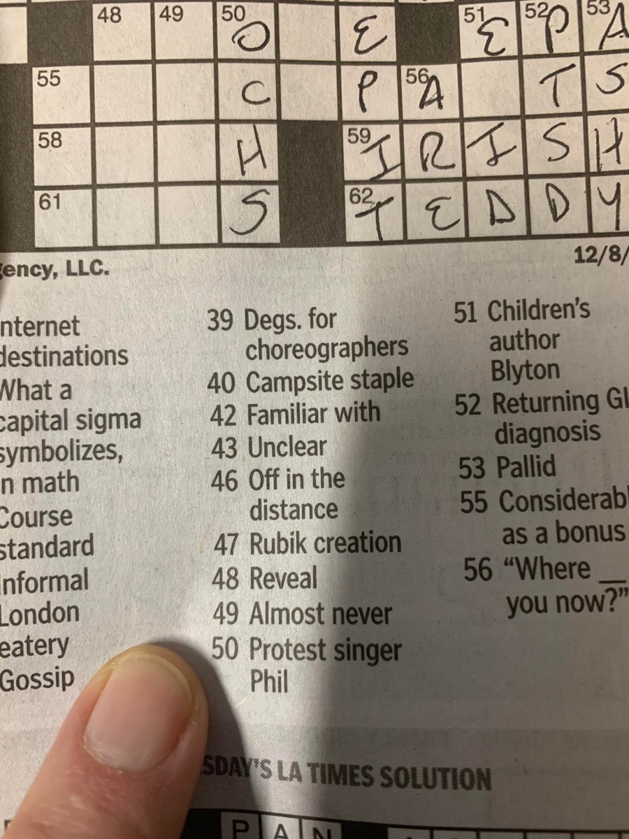 My Uncle Phil Is Clue 50 Down In Today s Washington Post crossword Puzzle PhilOchs washingtonpost Ochs