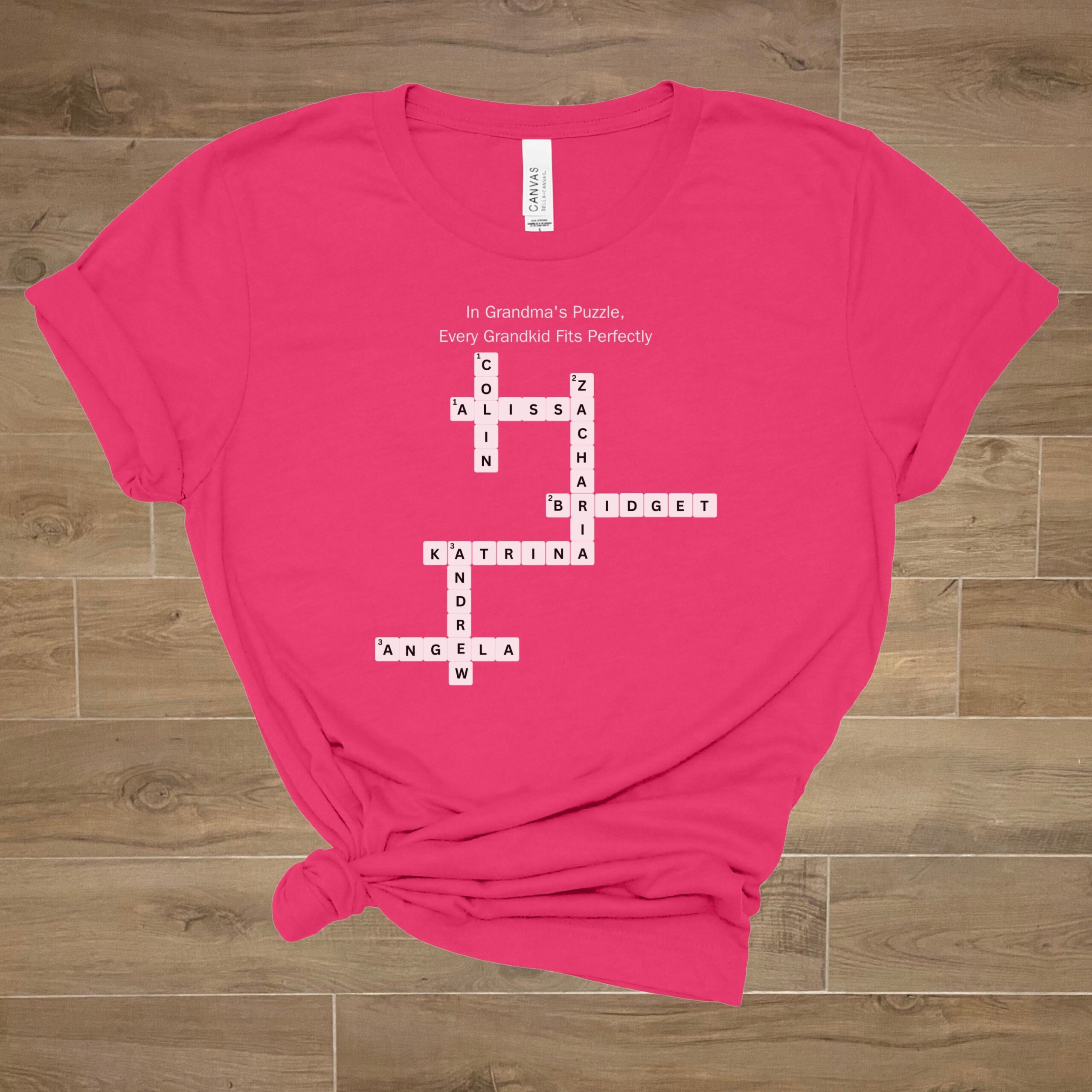 Name Crossword Puzzle Shirts Etsy