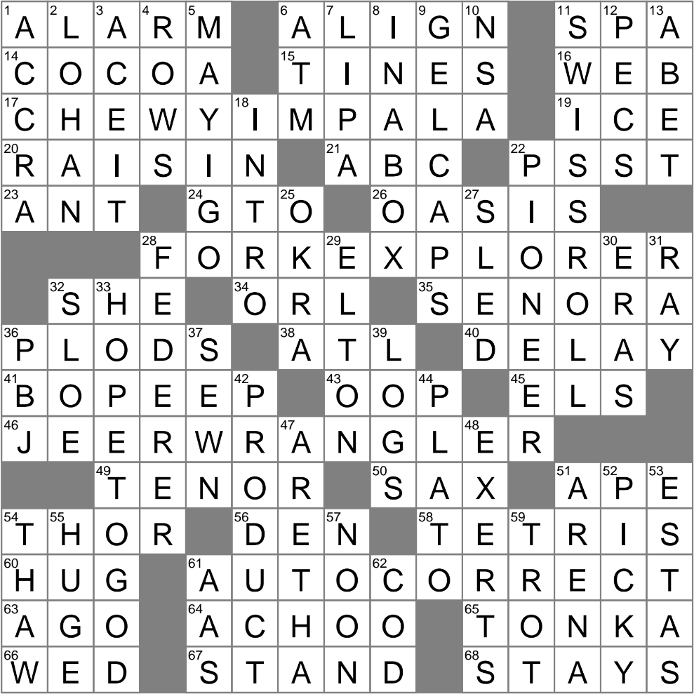 Name On Some Compact Trucks Crossword Clue Archives LAXCrossword