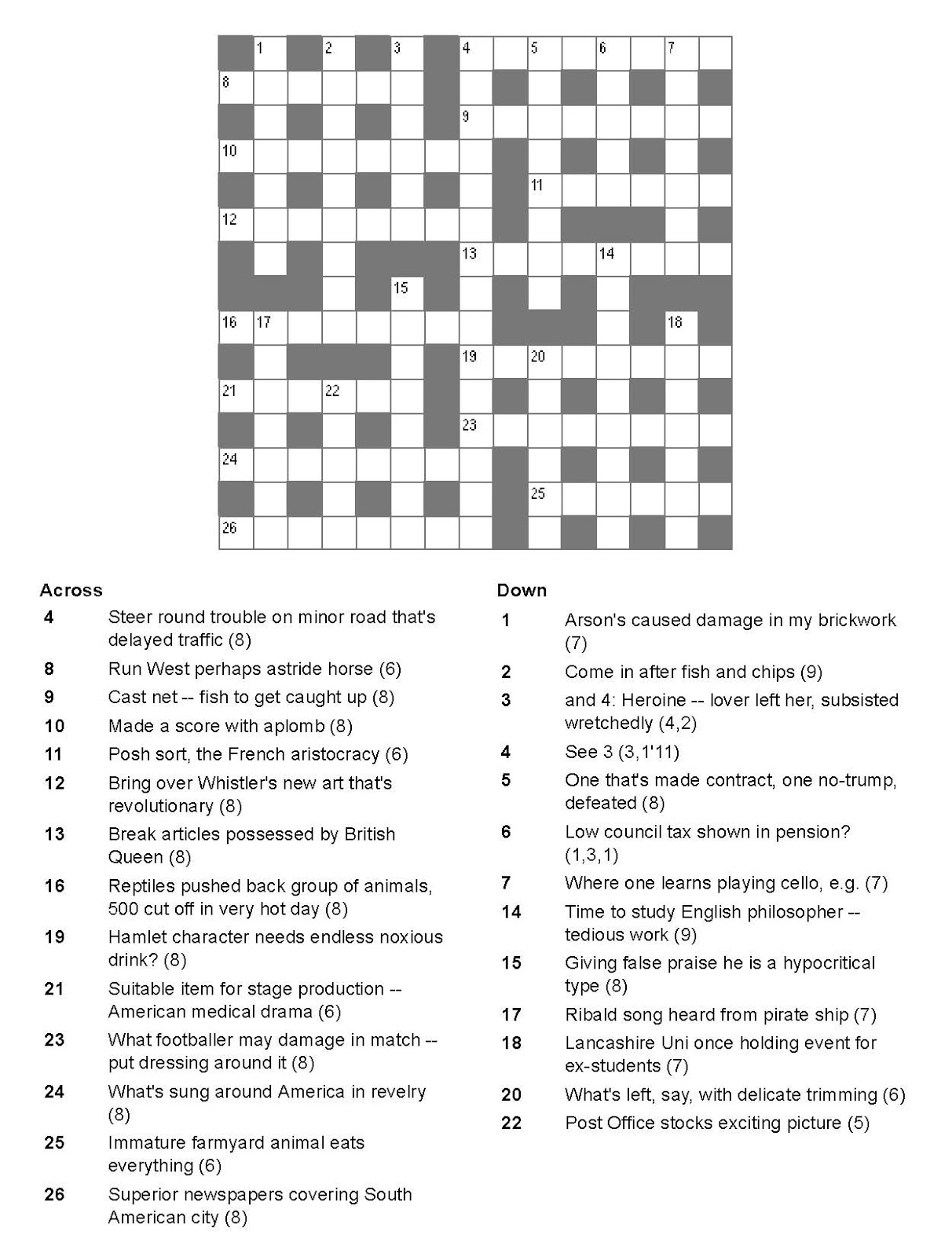 National Post Cryptic Crossword Forum Monday August 3 2015 DT 27725 Bonus Puzzle 
