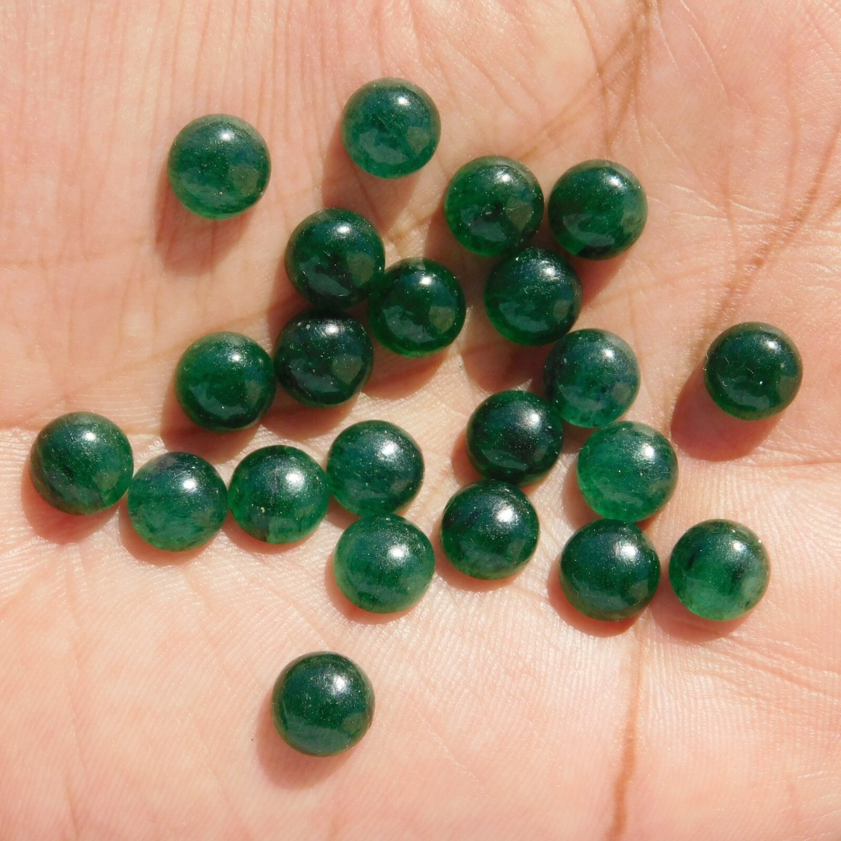Natural Green Aventurine Round 4x4 Mm To 20x20 Mm Cabochon Loose Gemstone Lot EBay