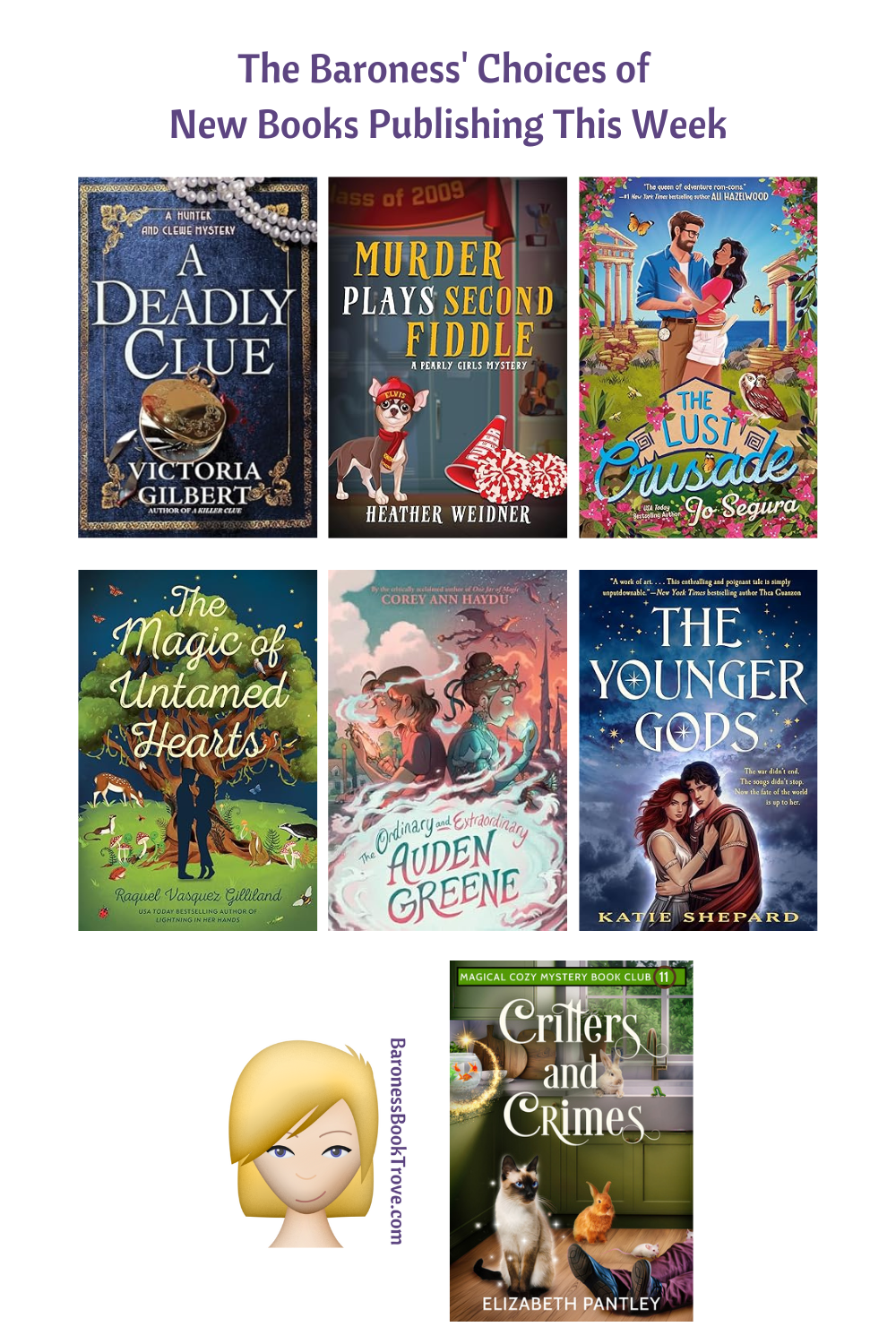 New Books Publishing Week 3 Of 2026 Baroness Book Trove