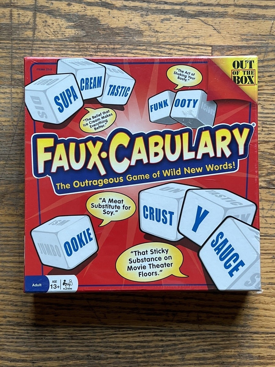NEW Faux Cabulary Game The Outrageous Game Of Wild New Words Adult Party 13 EBay