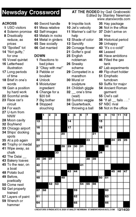 Newsday Crossword Solution Free Printable Crosswords Newsday Crossword Solution Free Printable Crosswords