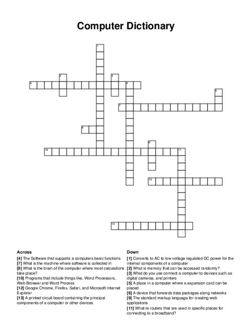 Nexus Crossword Puzzle Dictionary Free Printable Crosswords
