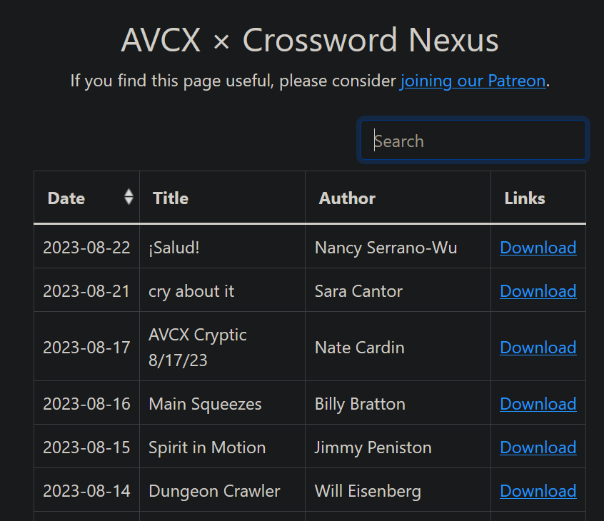 Nexus Crossword Solver Free Printable Crosswords