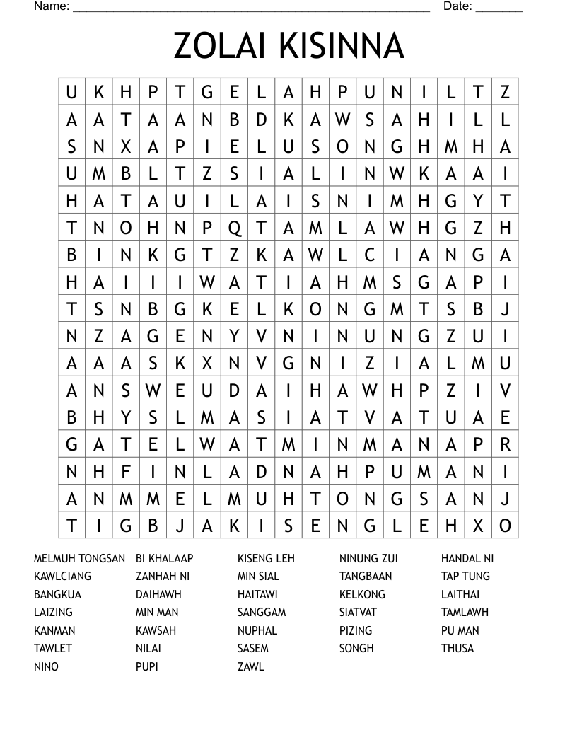 NILAI NILAI MURNI Word Search WordMint