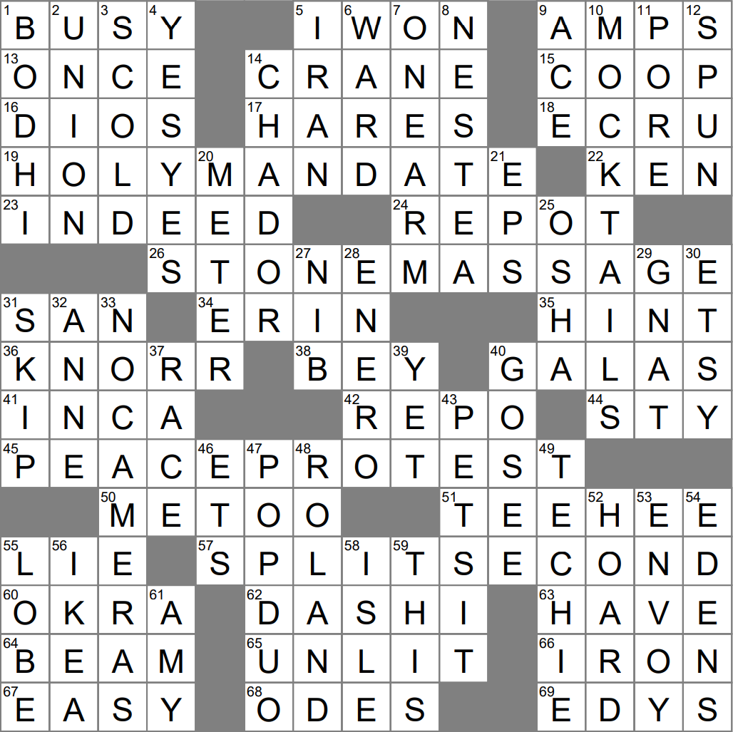 Nojito And Nada Colada For Two Crossword Clue Archives LAXCrossword Nojito And Nada Colada For Two Crossword Clue Archives LAXCrossword