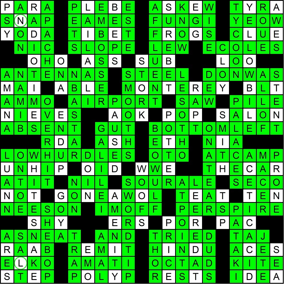 November 2020 Matt Gaffney s Weekly Crossword Contest Page 4