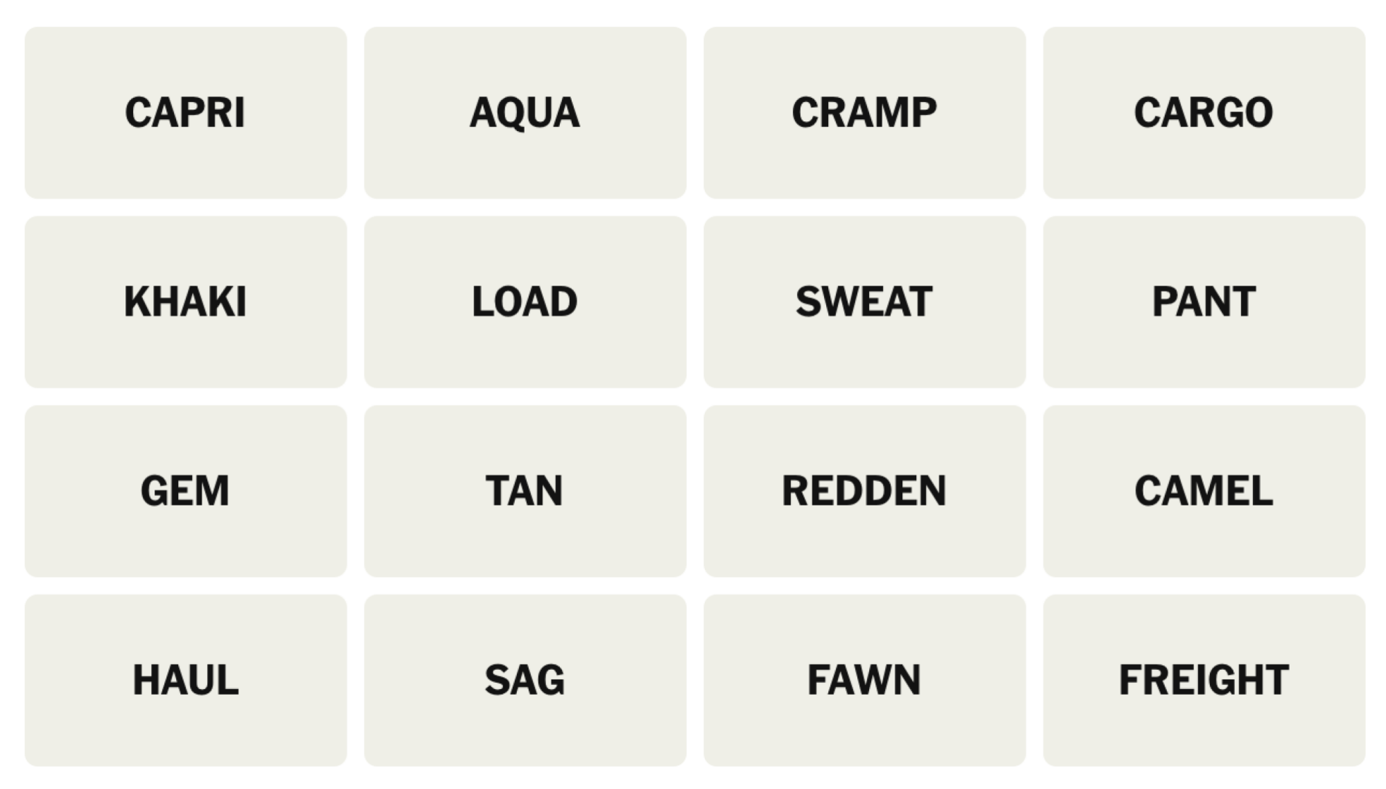 NYT Connections Answer For Today November 2 2025 Lifehacker