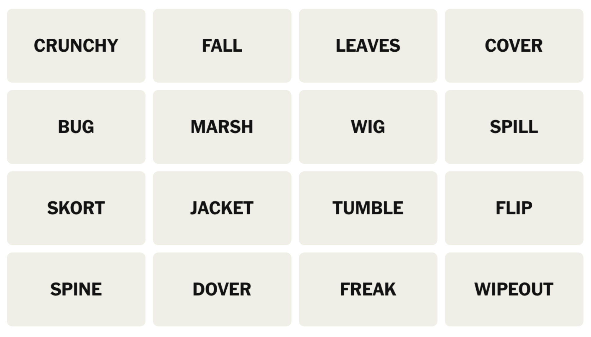 NYT Connections Answer For Today October 19 2025 Lifehacker