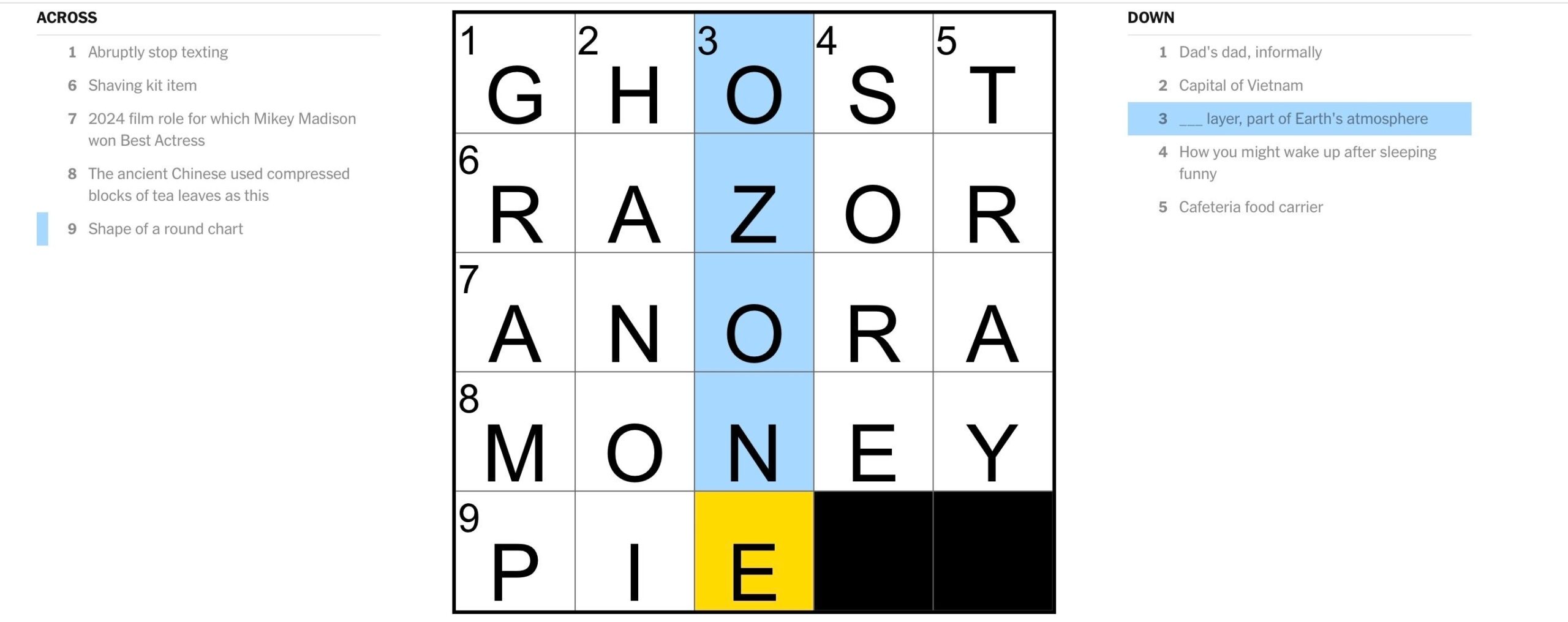 capital of vietnam crossword clue