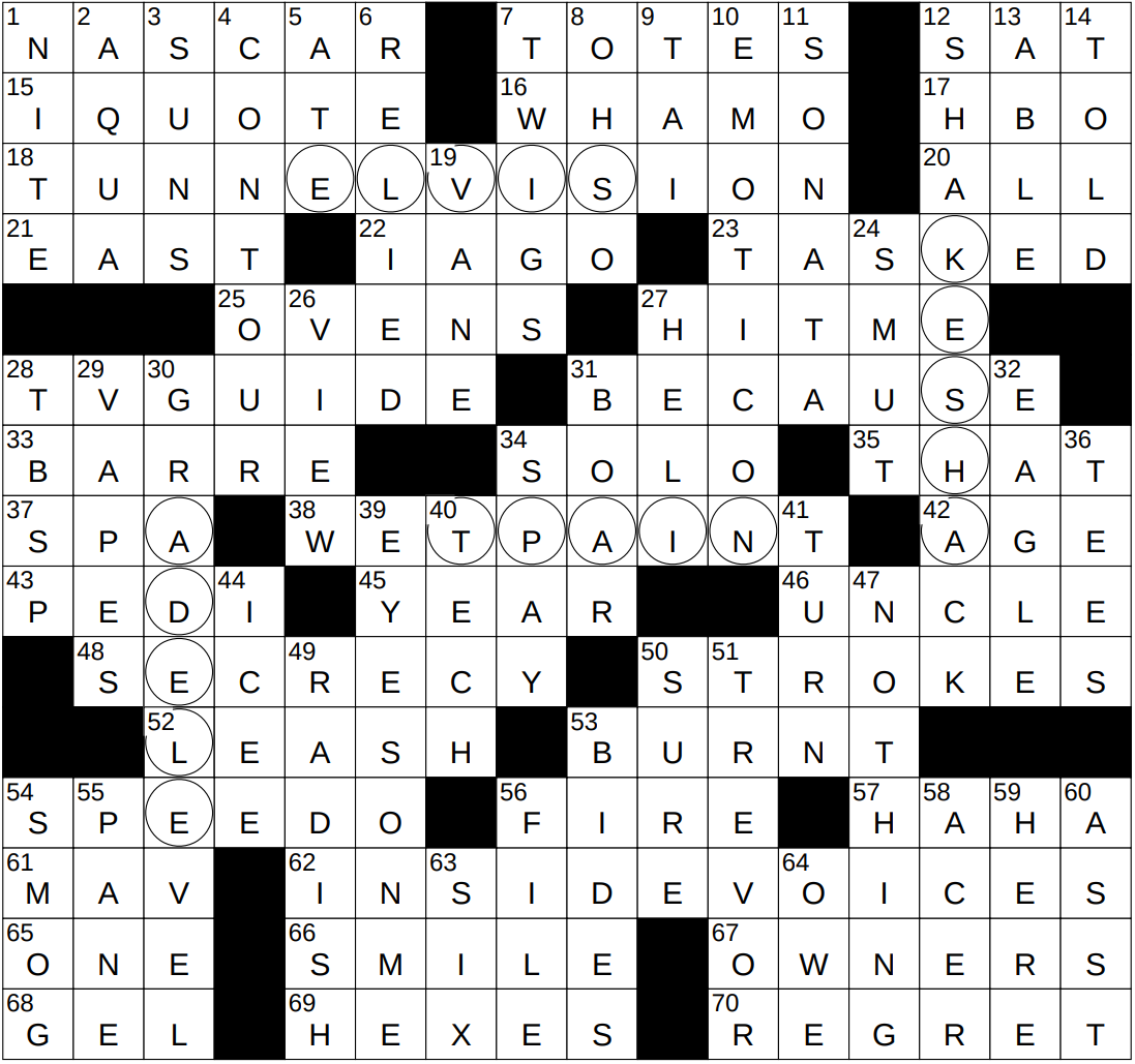 NYXCrossword Answers To The New York Times Crossword