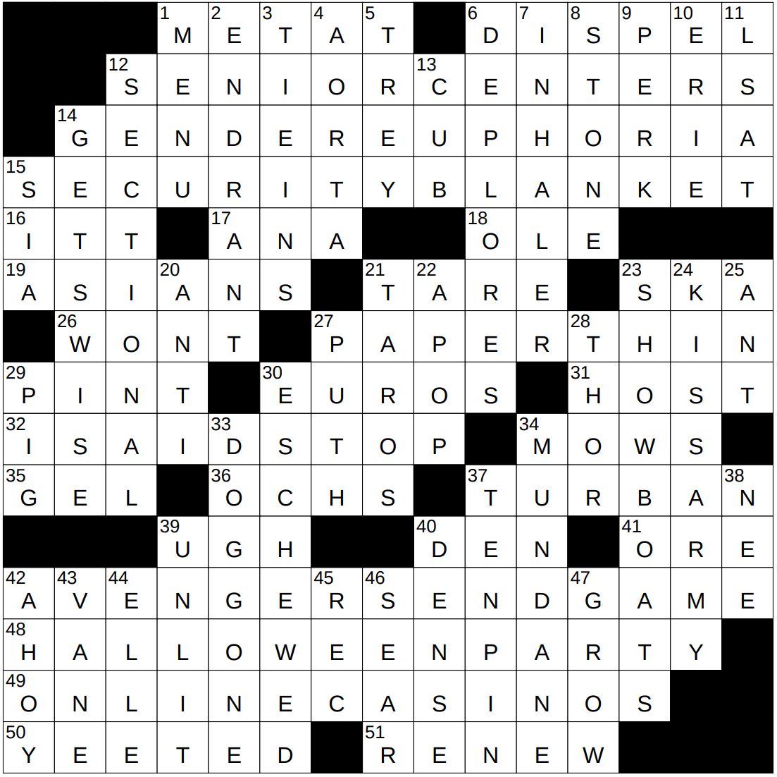 NYXCrossword Page 3 Of 6207 Answers To The New York Times Crossword