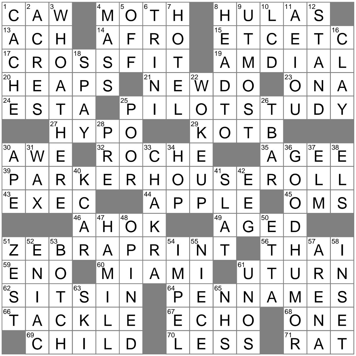 Observes With on Crossword Clue Archives LAXCrossword