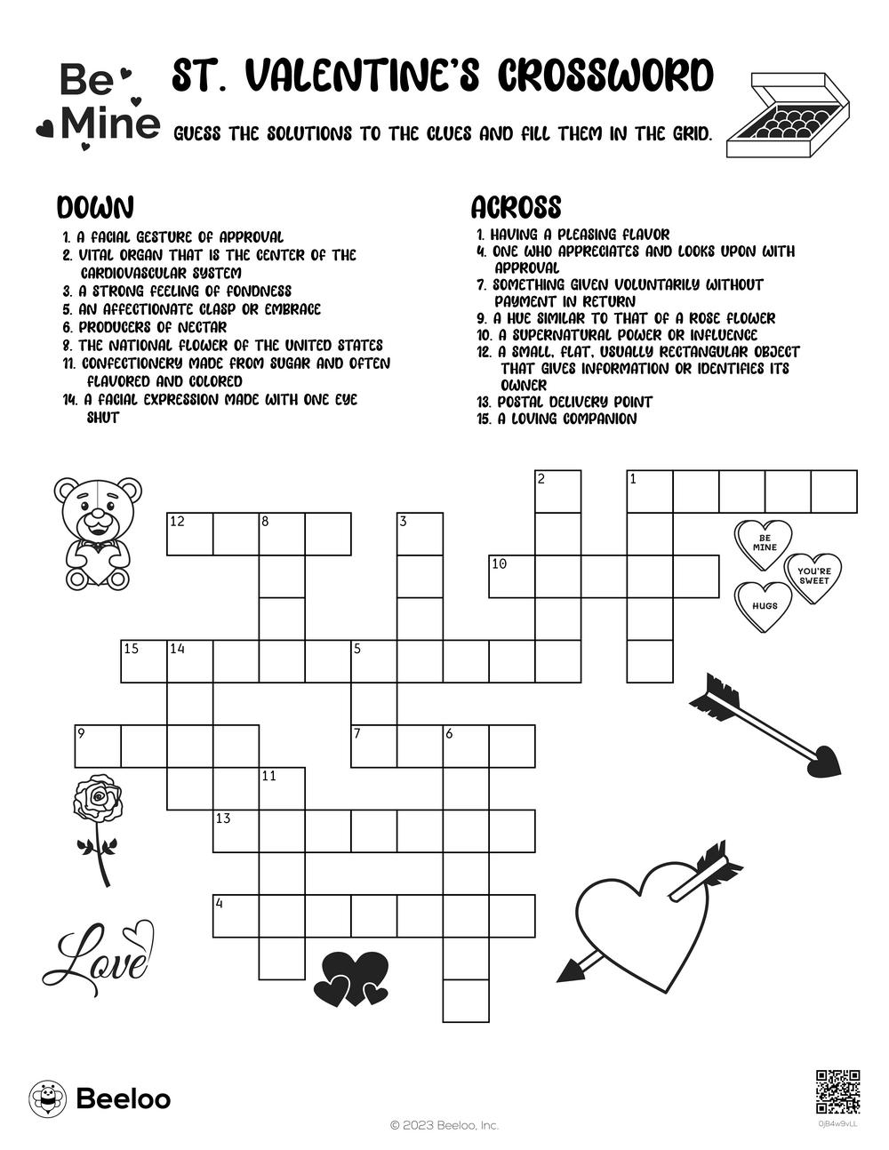 wedding companion crossword clue