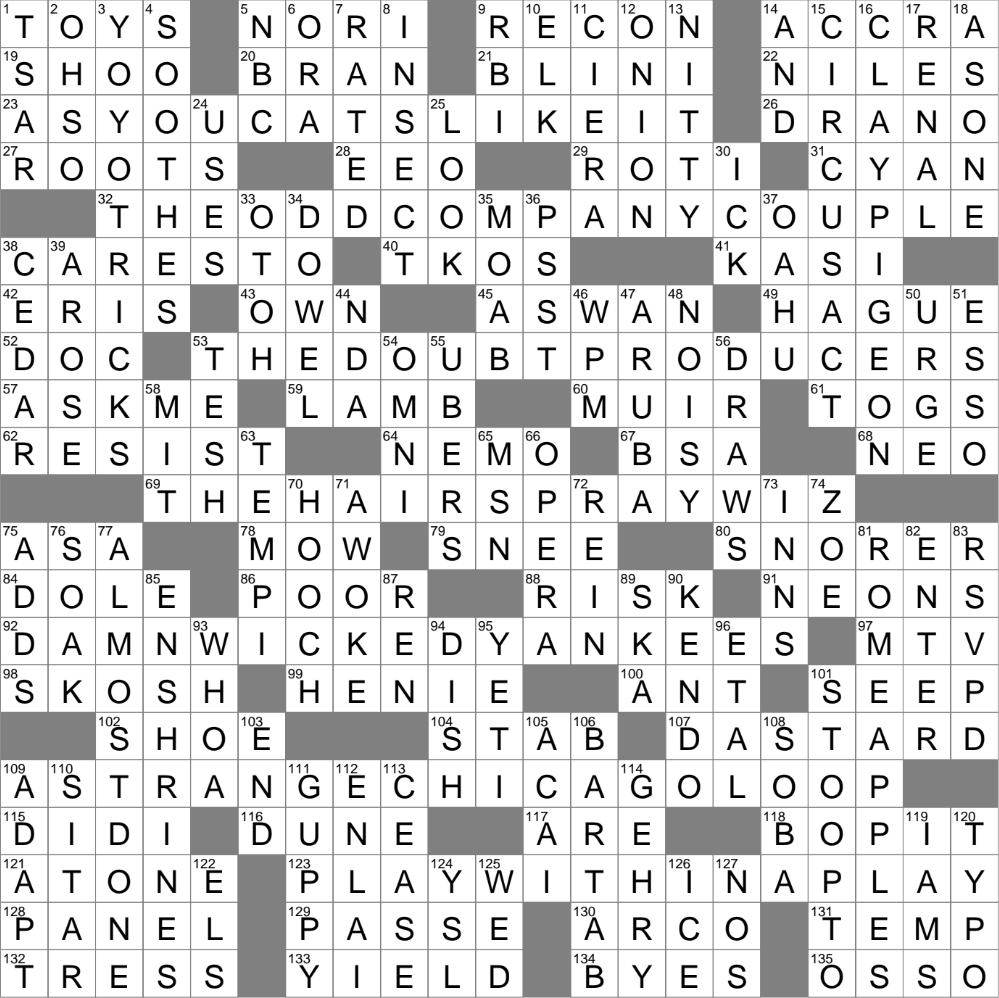 permeate crossword clue
