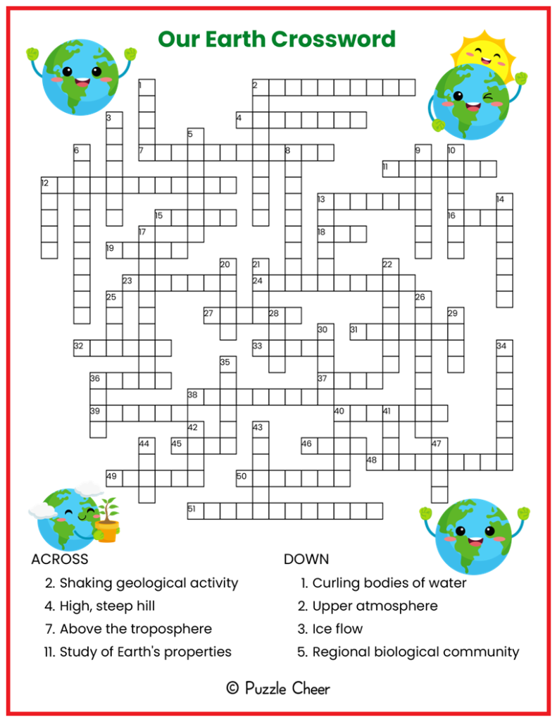 earth day crossword puzzle earth day crossword puzzle