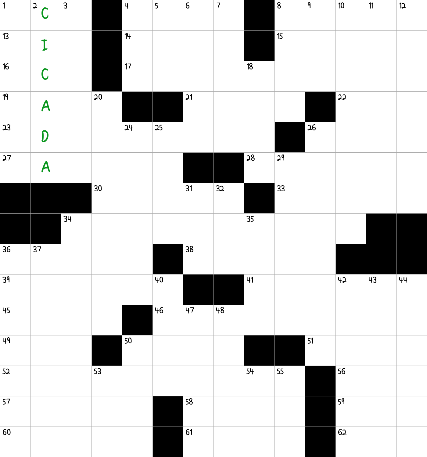 Part Of A Summer Swarm NYT Crossword Clue January 16 2025