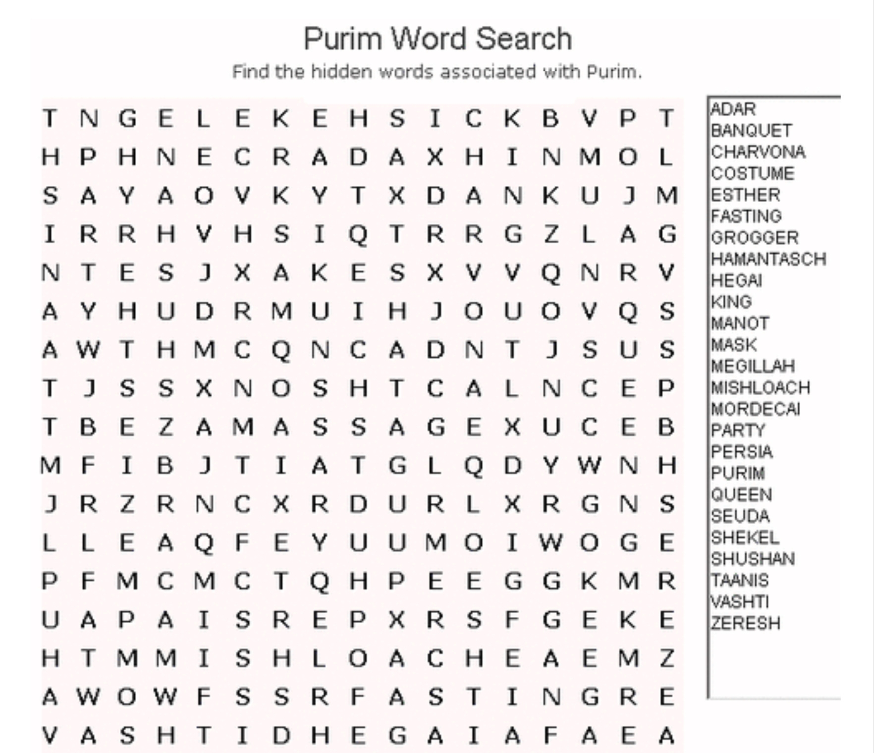 Parting Word Crossword Parting Word Crossword