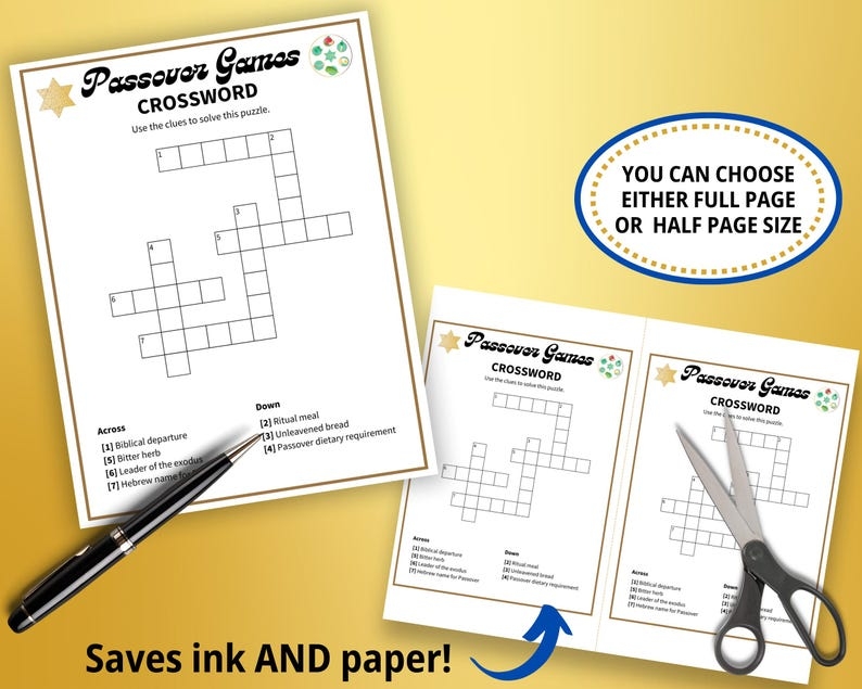 passover meal crossword puzzle clue