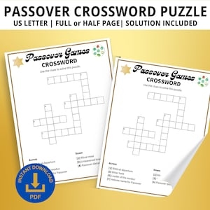 Passover Crossword Puzzle Passover Games Jewish Games Passover Passover Crossword Puzzle Passover Games Jewish Games Passover