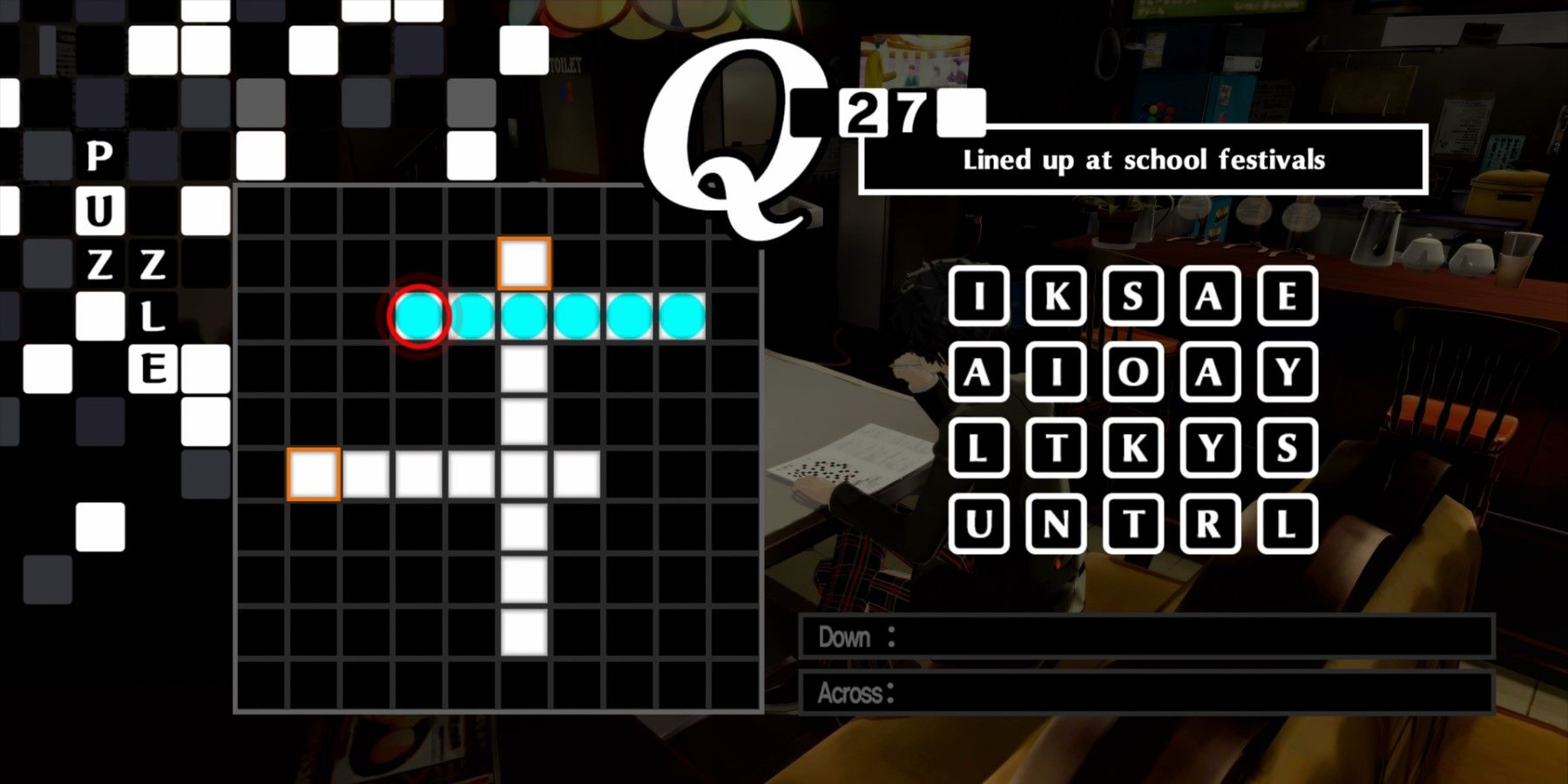 Persona 5 Royal All Crossword Puzzle Answers