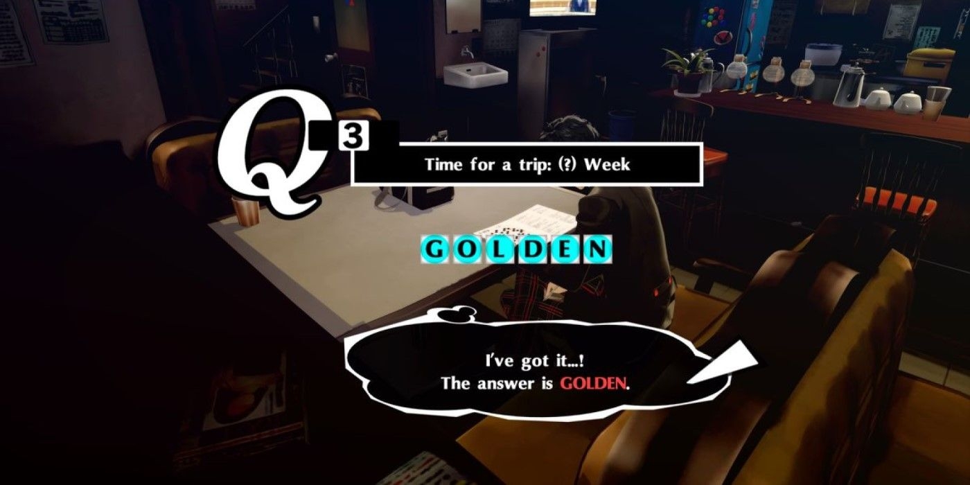 Persona 5 Royal All Crossword Puzzle Answers