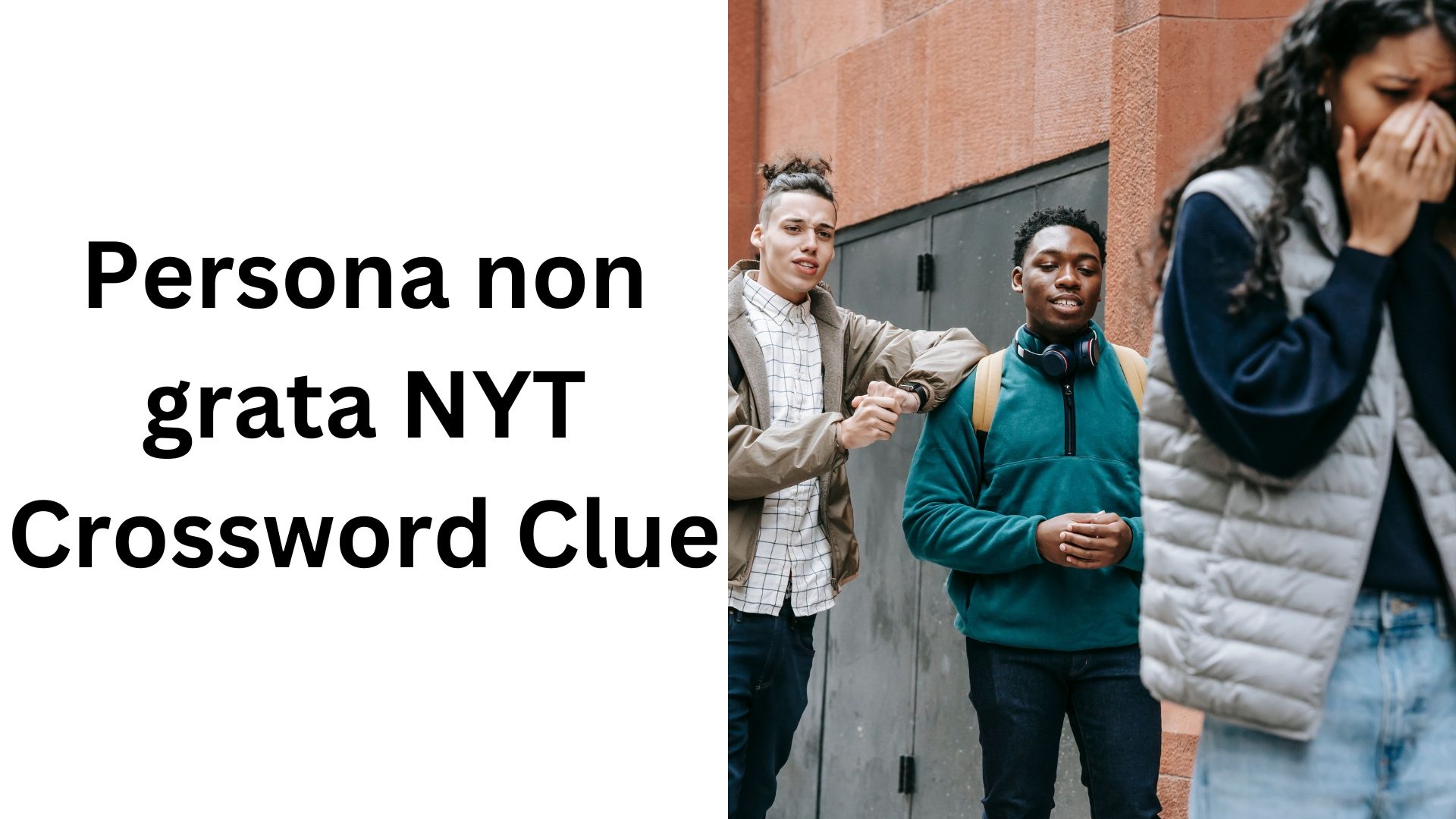 Persona Non Grata NYT Crossword Clue November 9 2024