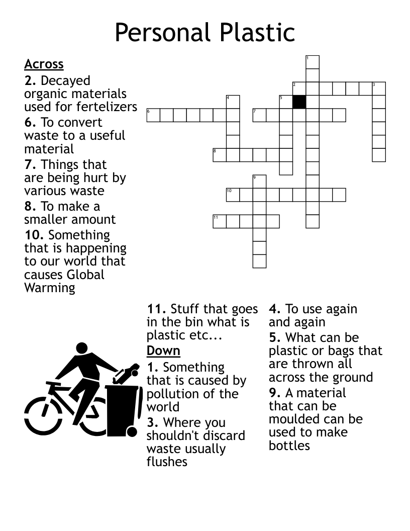 Personal Plastic Crossword WordMint